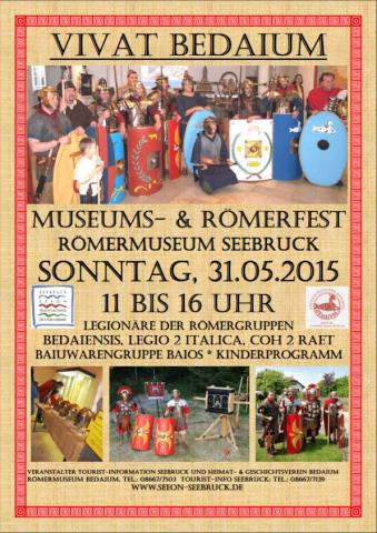 Vivat Bedaium 2015 - Römerfest & Legionslager Römermuseum Seebruck